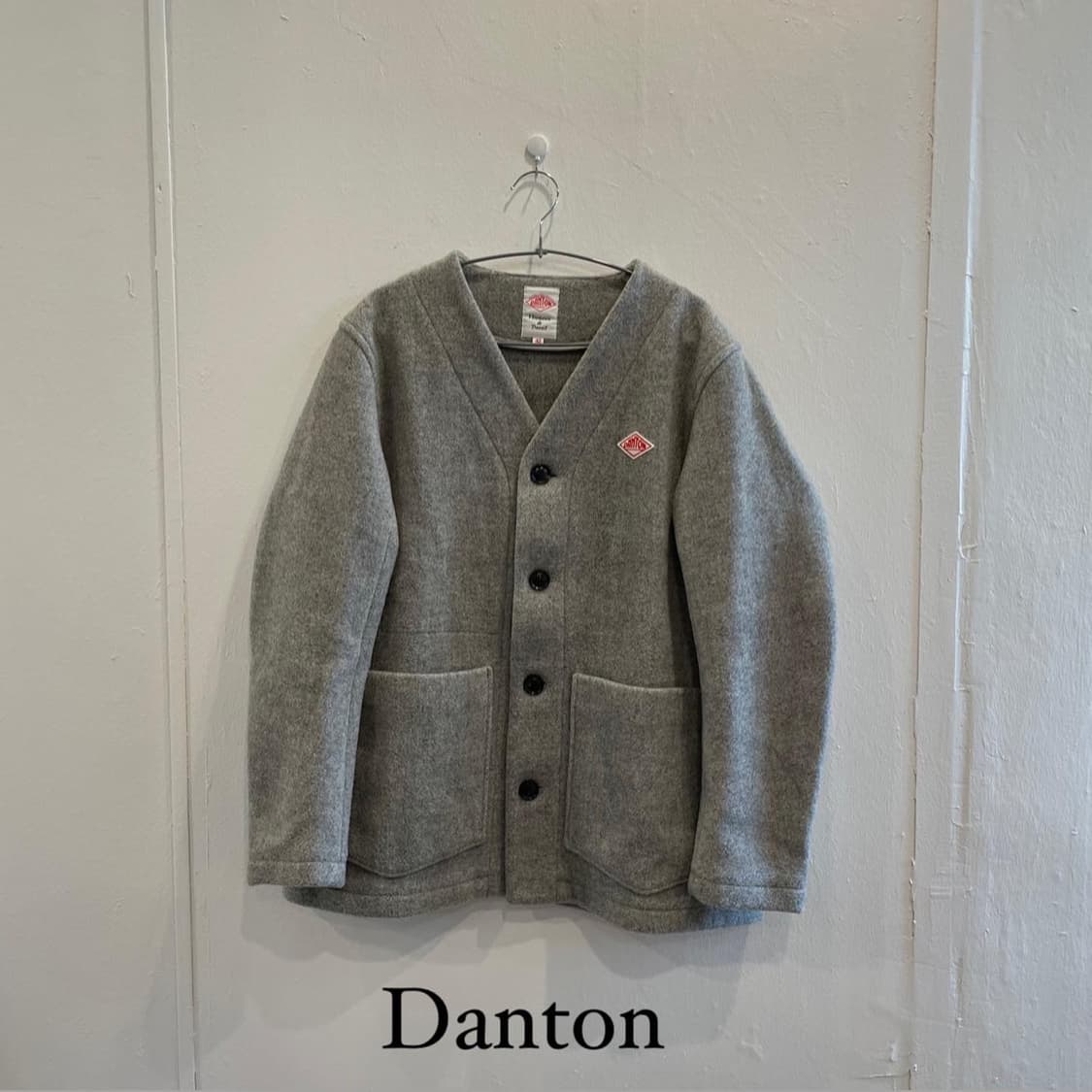 단톤 노카라 울 자켓 상품이미지1