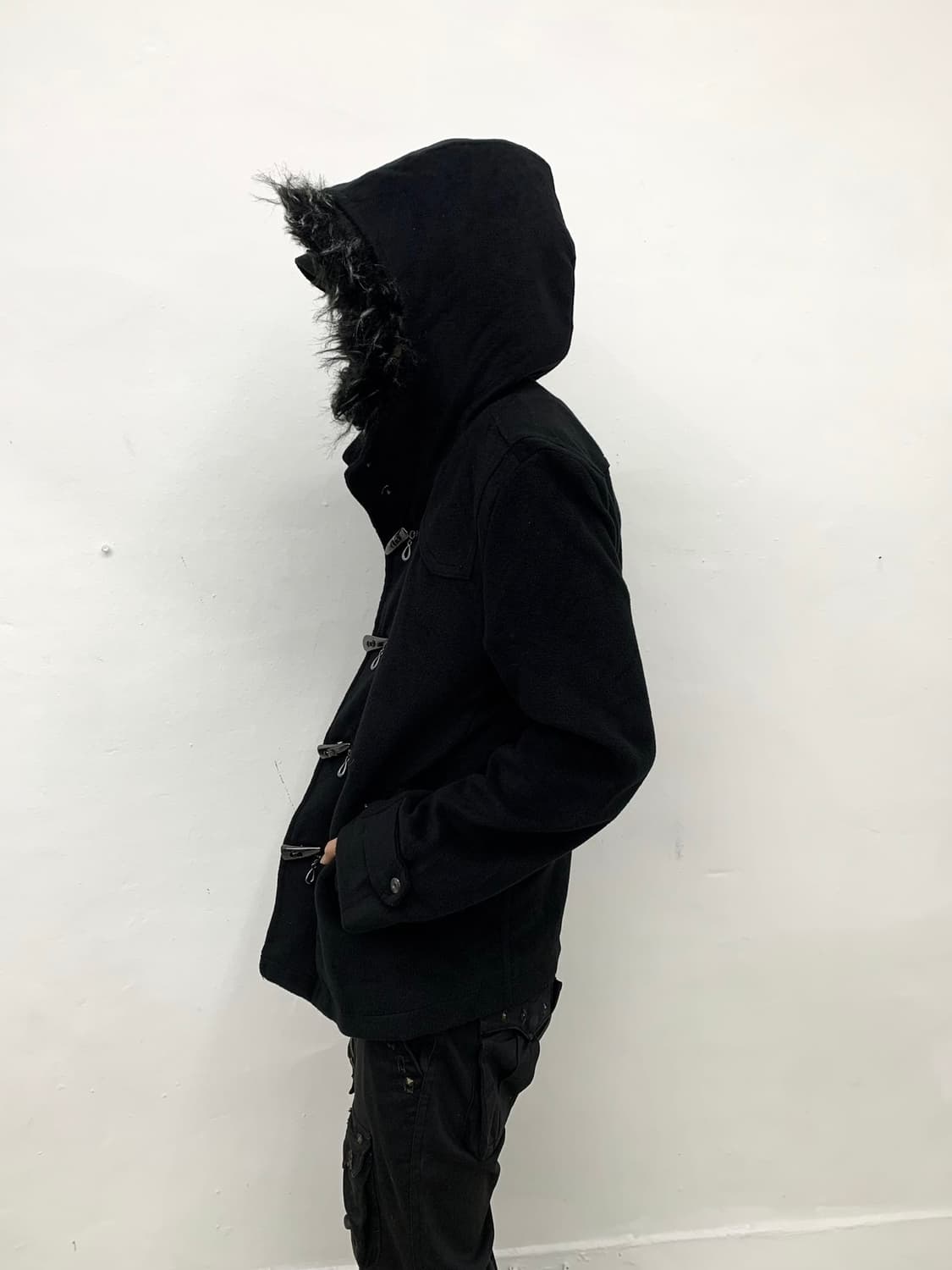 V-kei mood fur hood coat  상품이미지4