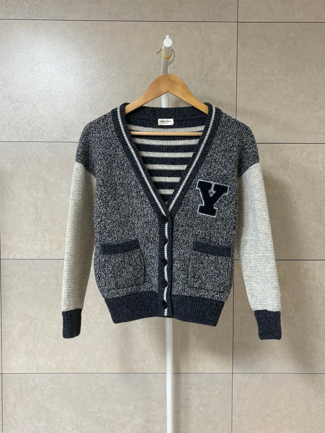 생로랑 17SS 패치 가디건 상품이미지1