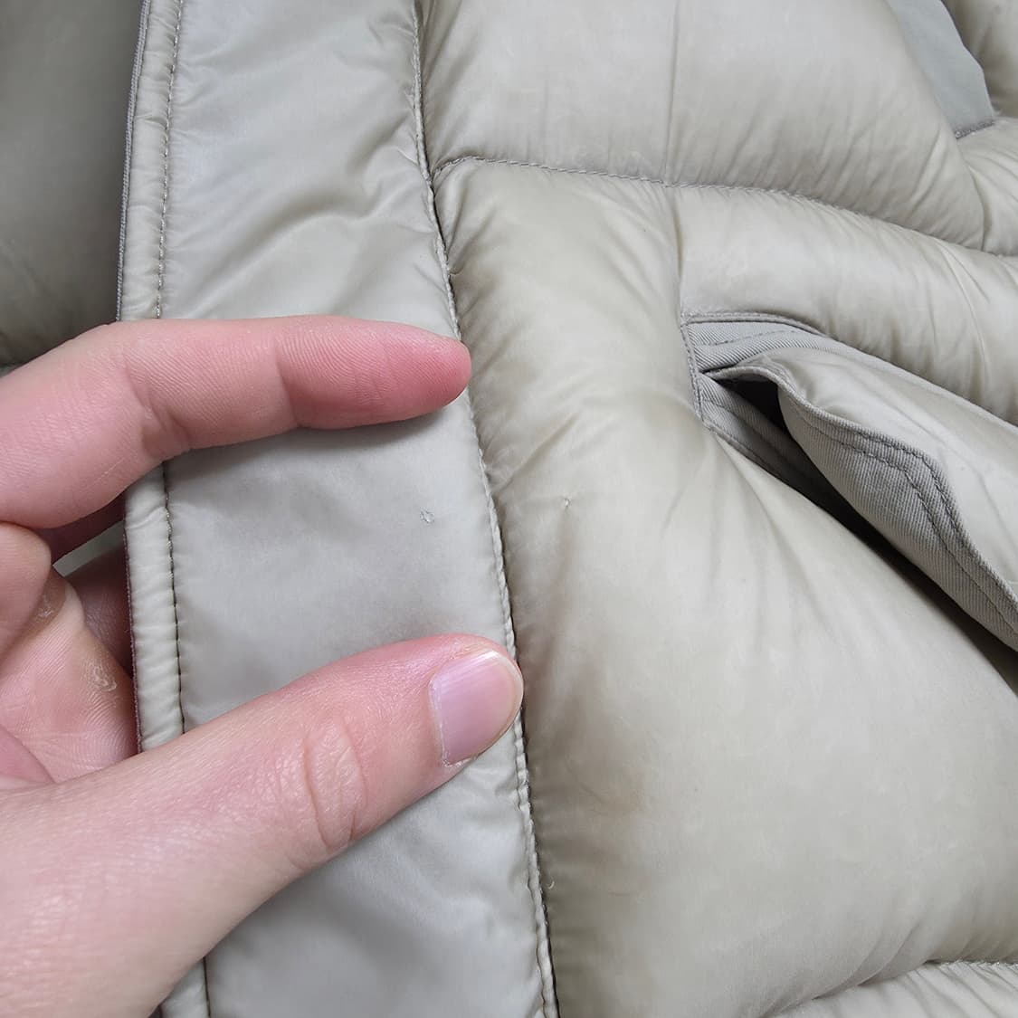 [S] 이스트로그 스톰 다운 파카 크림 패딩 상품이미지10