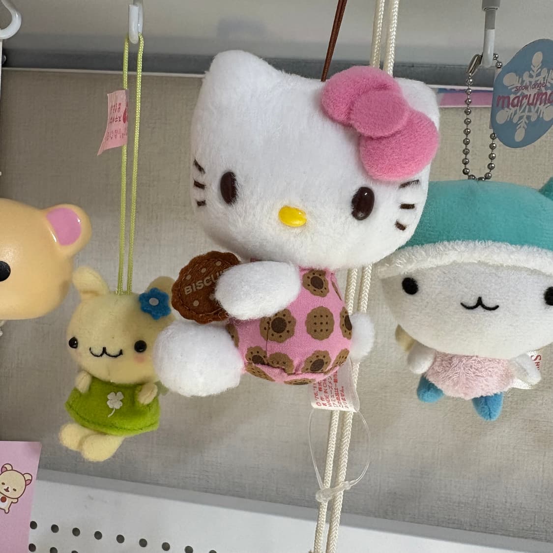 딸기초코키티인형 갸루 방꾸 디저트 키티 고전키티 갈색눈키티 상품이미지1