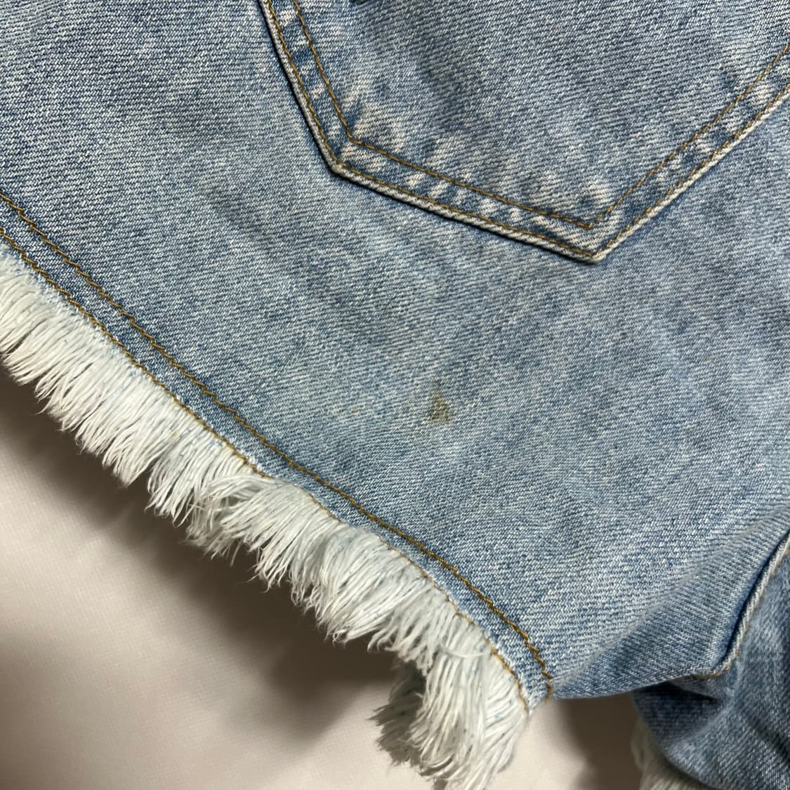 럭키슈에뜨 데님 반바지 36 상품이미지8