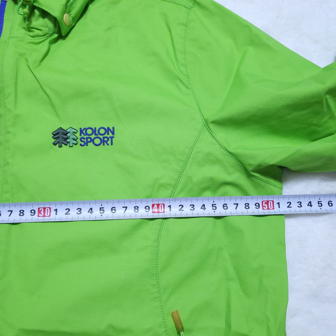 코오롱 남성 바람막이 점퍼 100 0404  뽀샤샤 상품이미지4