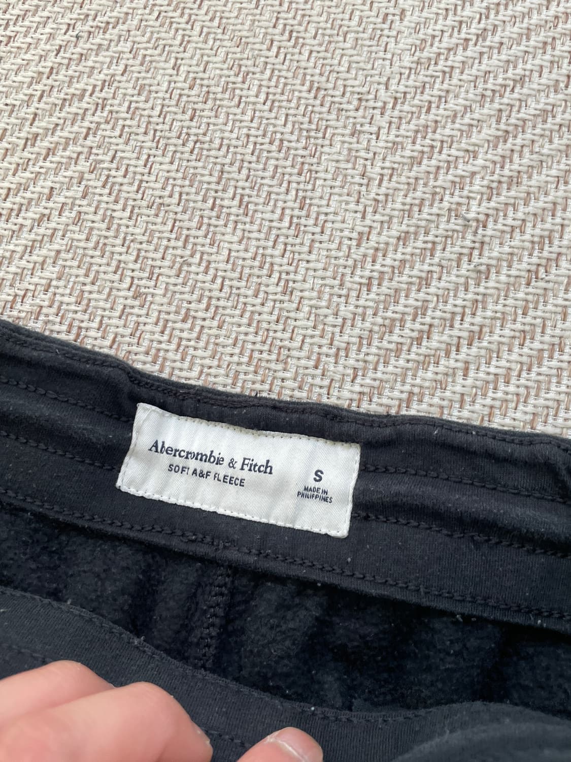 아베크롬비 로고 블랙 조거팬츠  J04020 상품이미지4