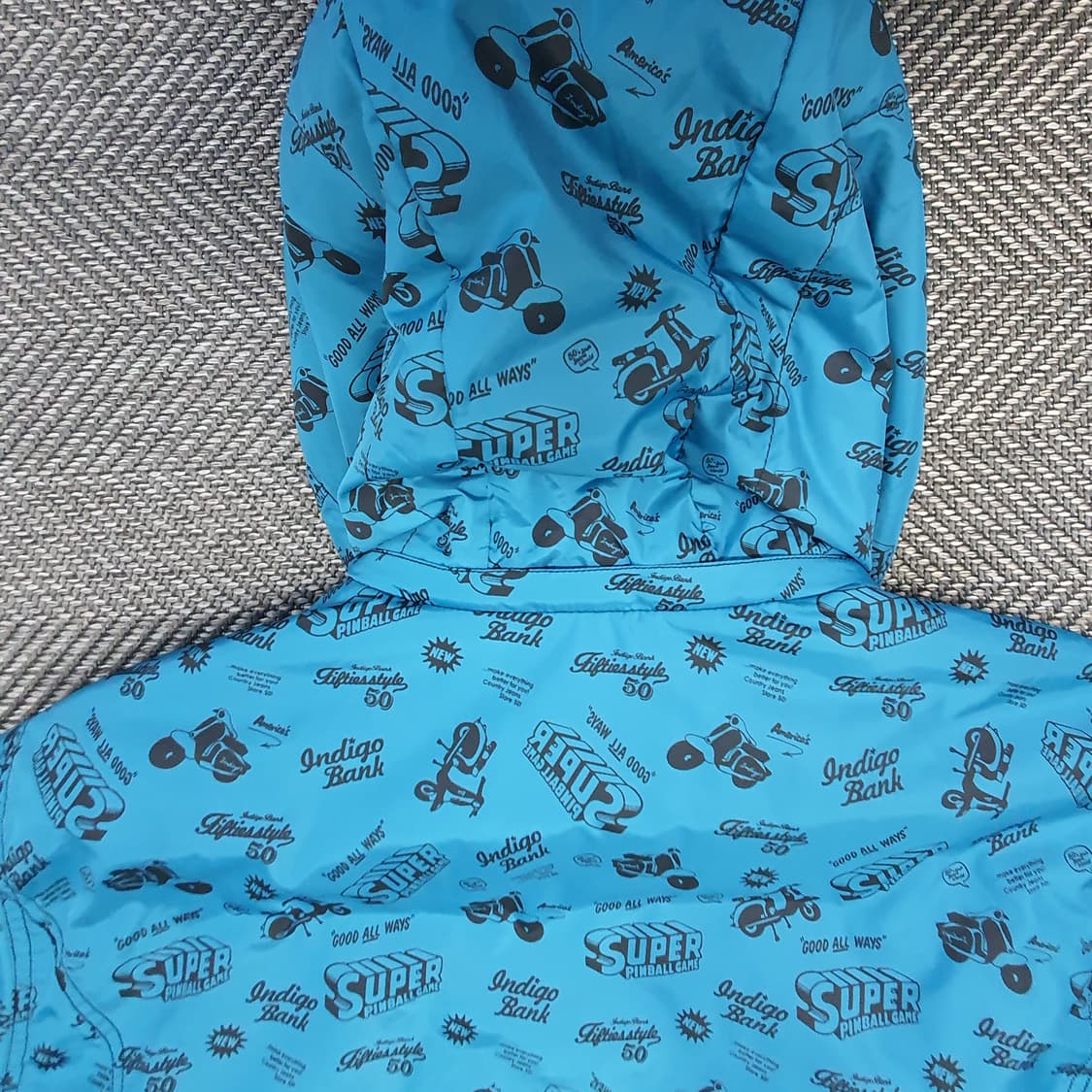 인디고뱅크 패턴 겨울 패딩 남자105 상품이미지7