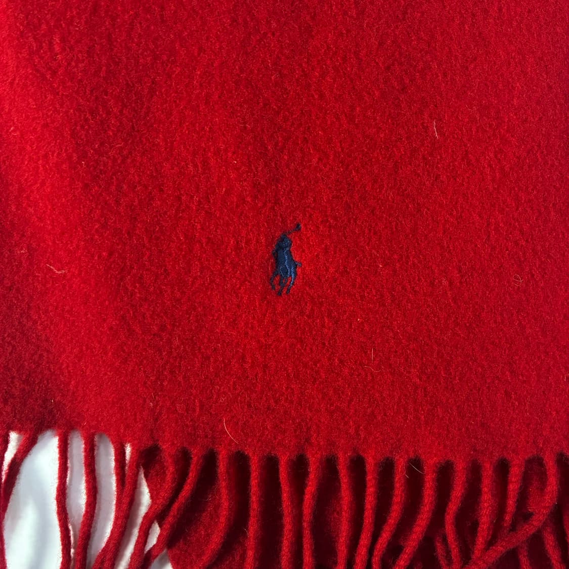 Polo  폴로 랄프로렌 레드 램스울 머플러   상품이미지3