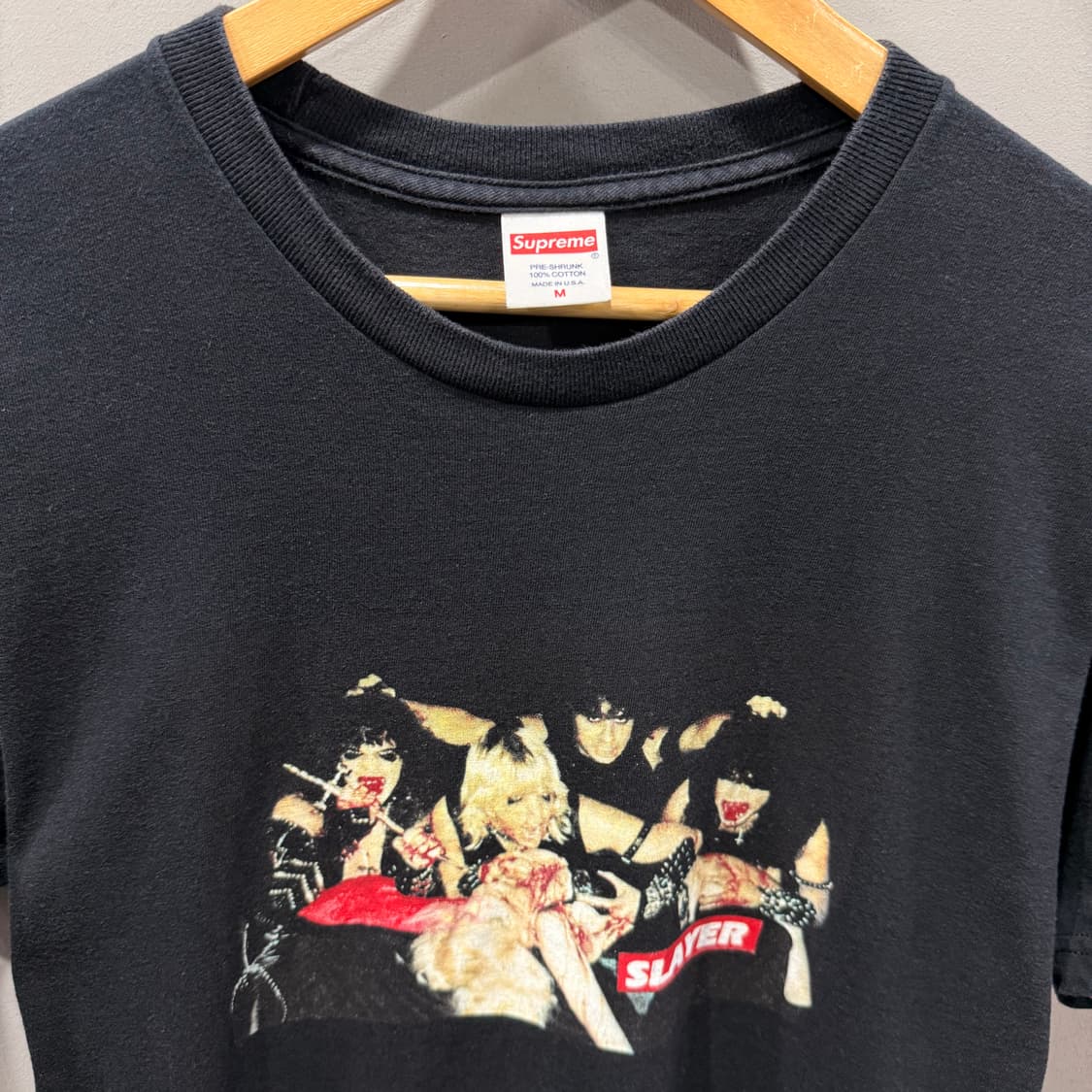M 슈프림 Supreme 16s Slayer 프린팅 반팔 티셔츠 상품이미지3