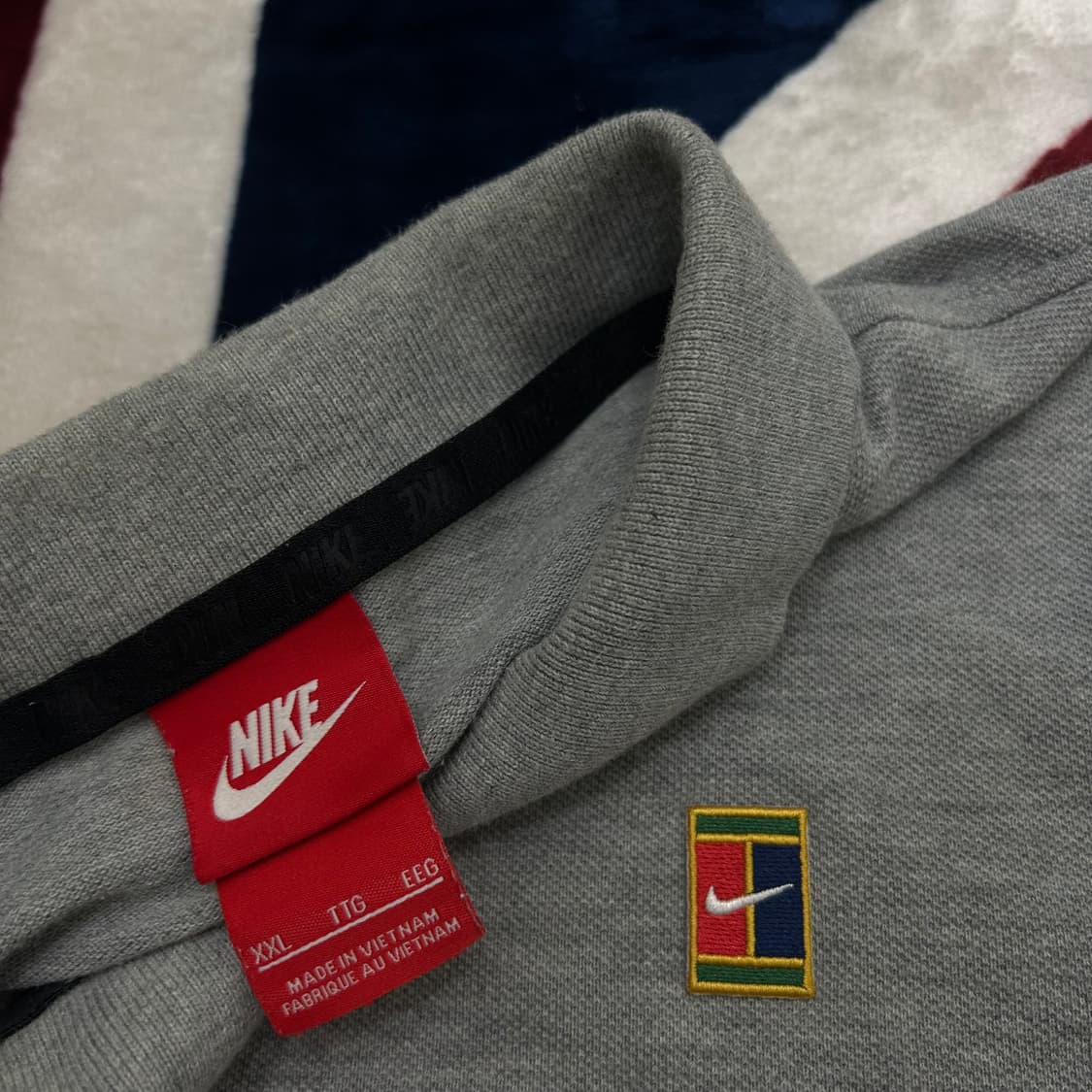 [XXL]나이키 테니스 헤리티지pk반팔/그레이 상품이미지5