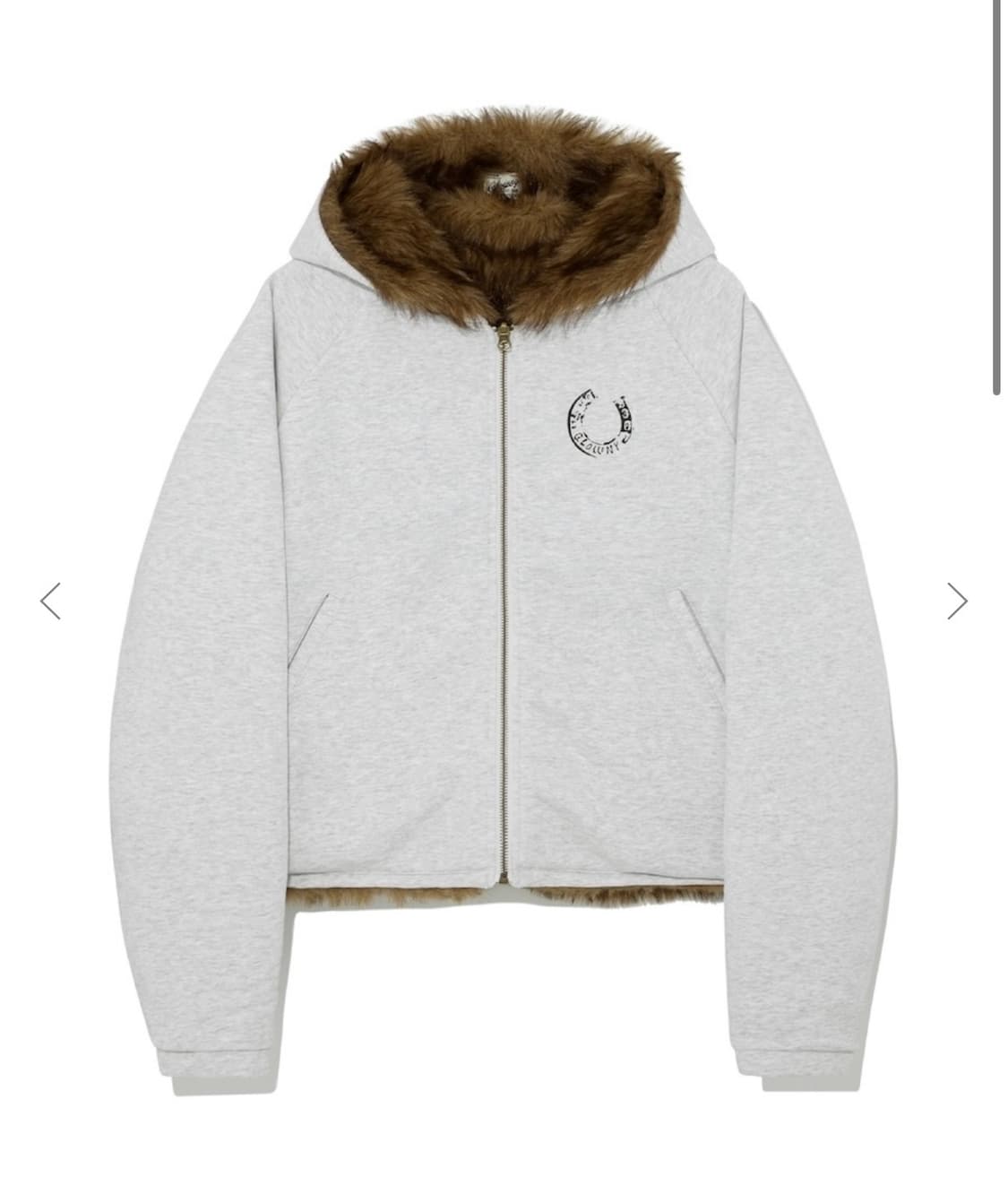 글로니 glowny 무어 리버시블 퍼자켓 상품이미지3