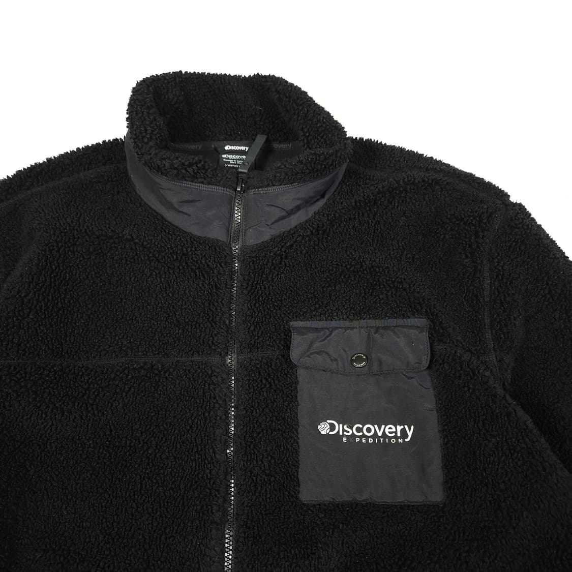 디스커버리 뽀글이 후리스 블랙 상품이미지2