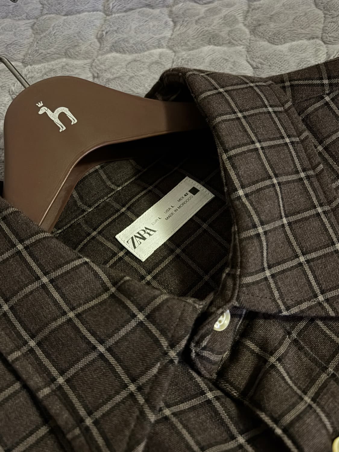 zara 체크셔츠 상품이미지4