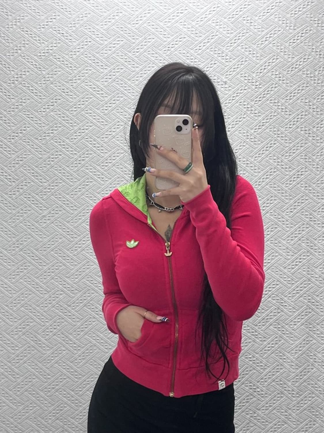 아디다스 Y2K 레트로 00's 네온컬러 후드집업 85 C07723 상품이미지2