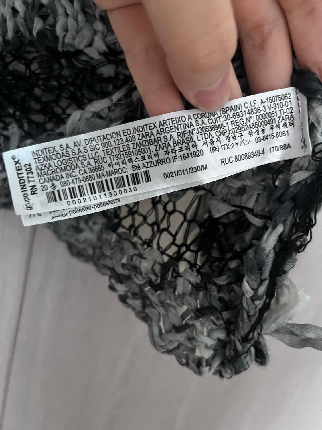 (M) 자라 ZARA 디자인 탑 상품이미지4