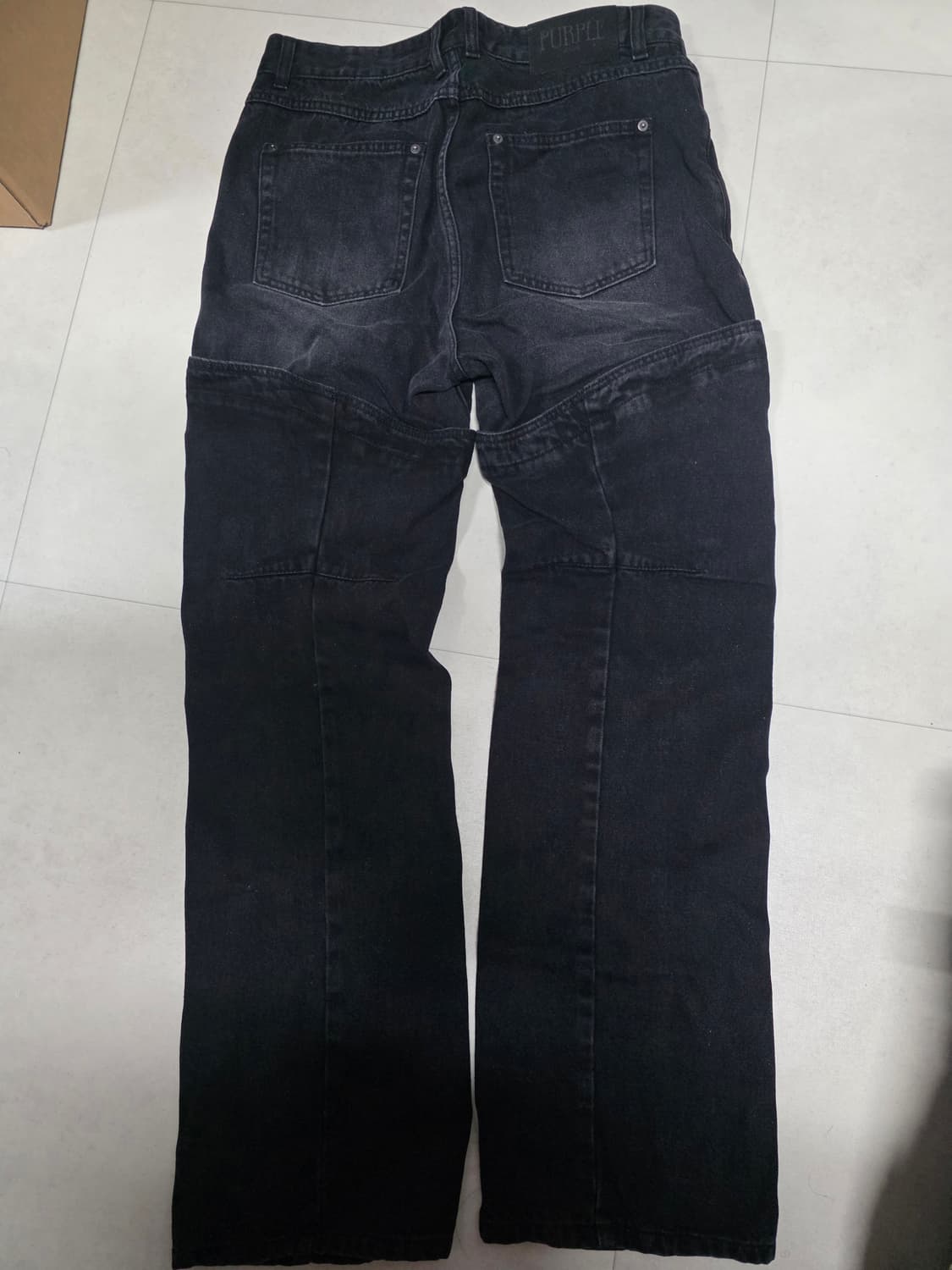 비슬로우 모터사이클 워시드 데님팬츠 바지 30사이즈 상품이미지4