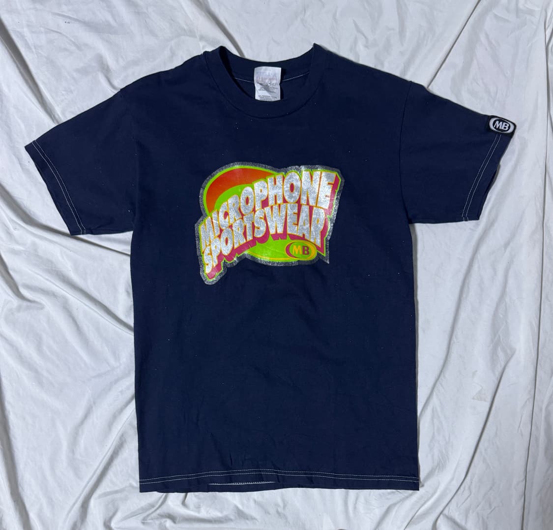 90s usa microphone sportswear 글리터 티셔츠 상품이미지1