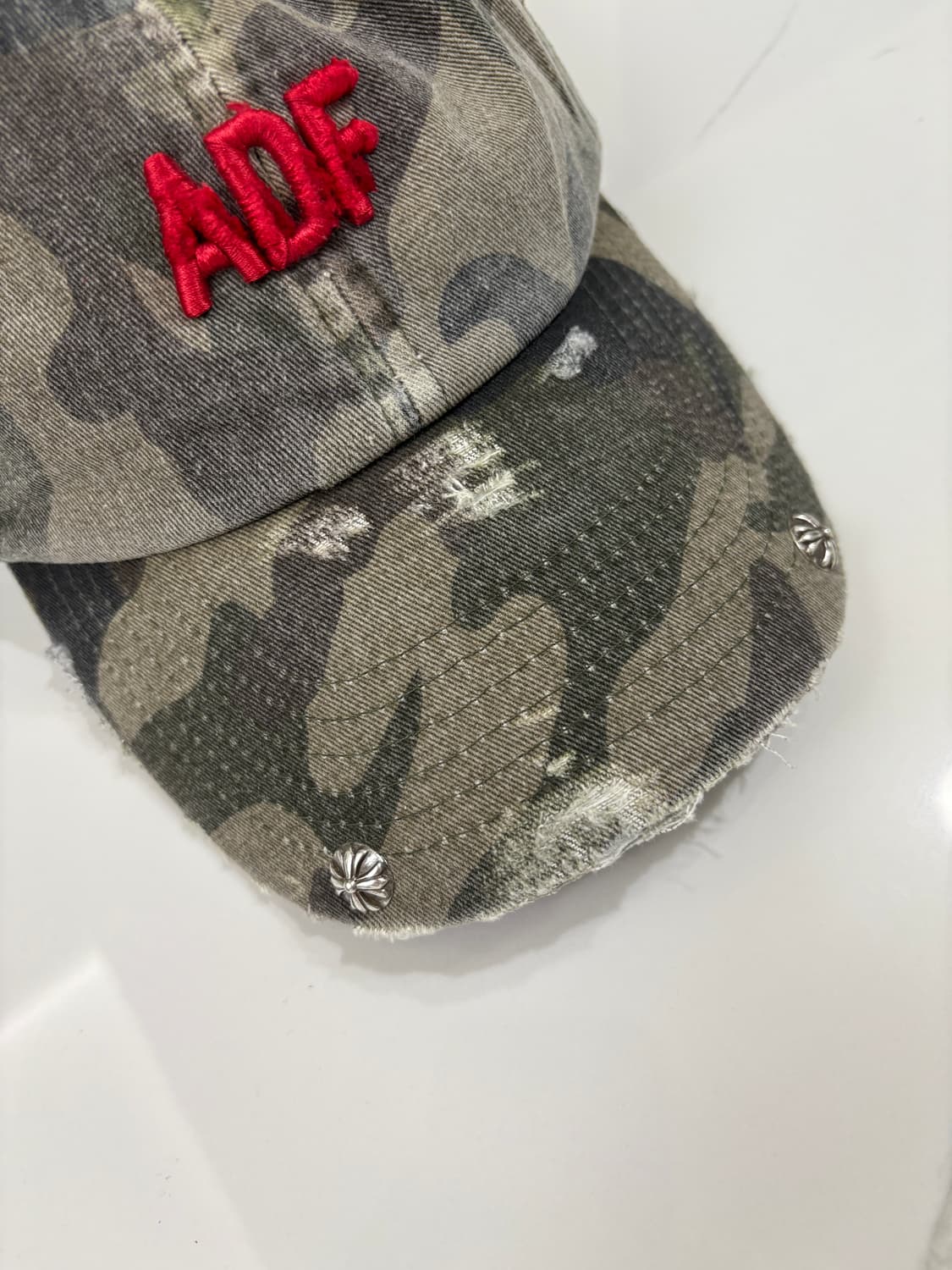 ARNODEFRANCE 빈티지 카모 캡 상품이미지6