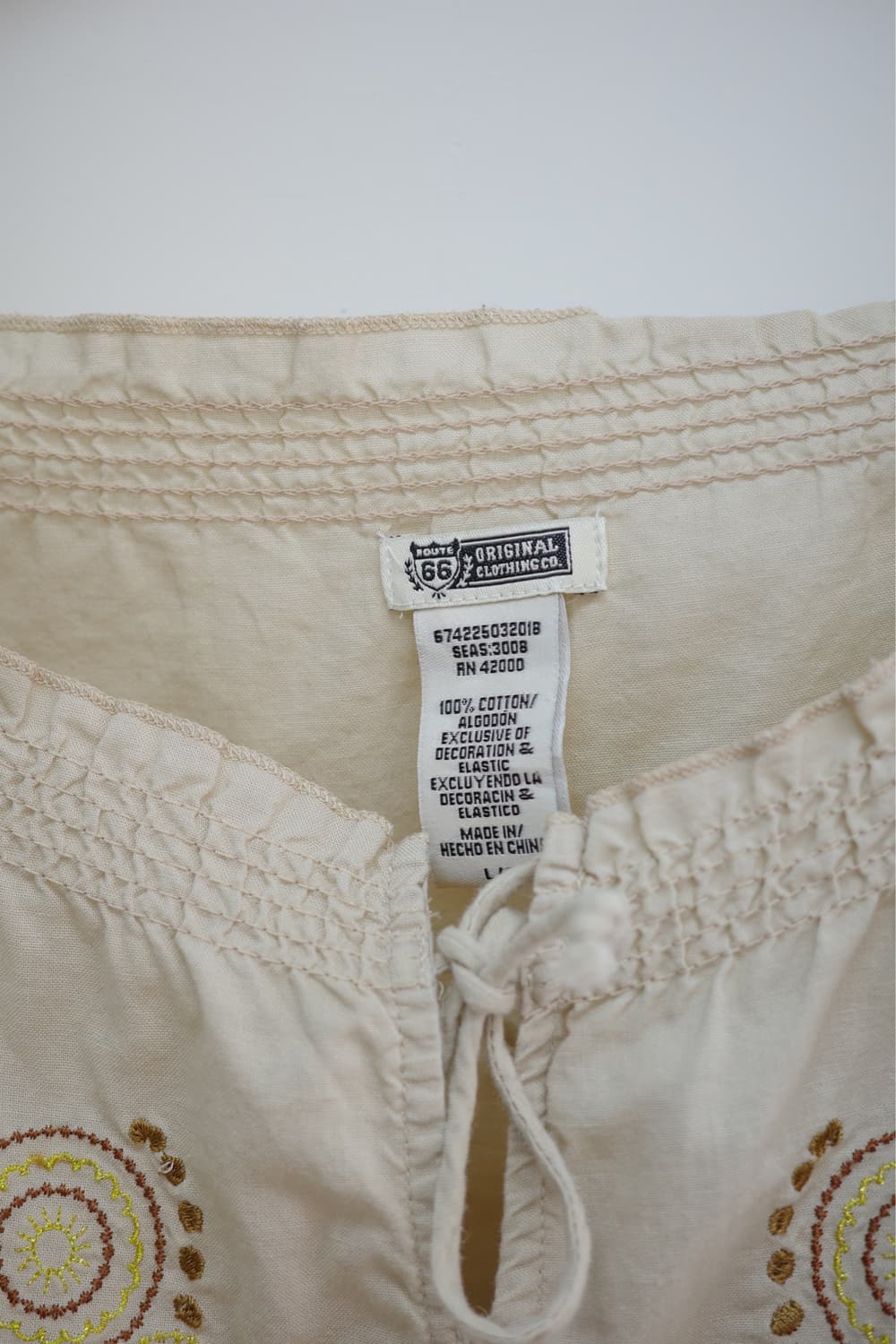 Route 66 natural blouse 상품이미지7