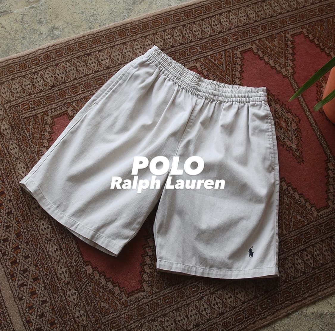 (착용컷) 폴로 랄프로렌 밴딩 반바지 (160) 상품이미지1