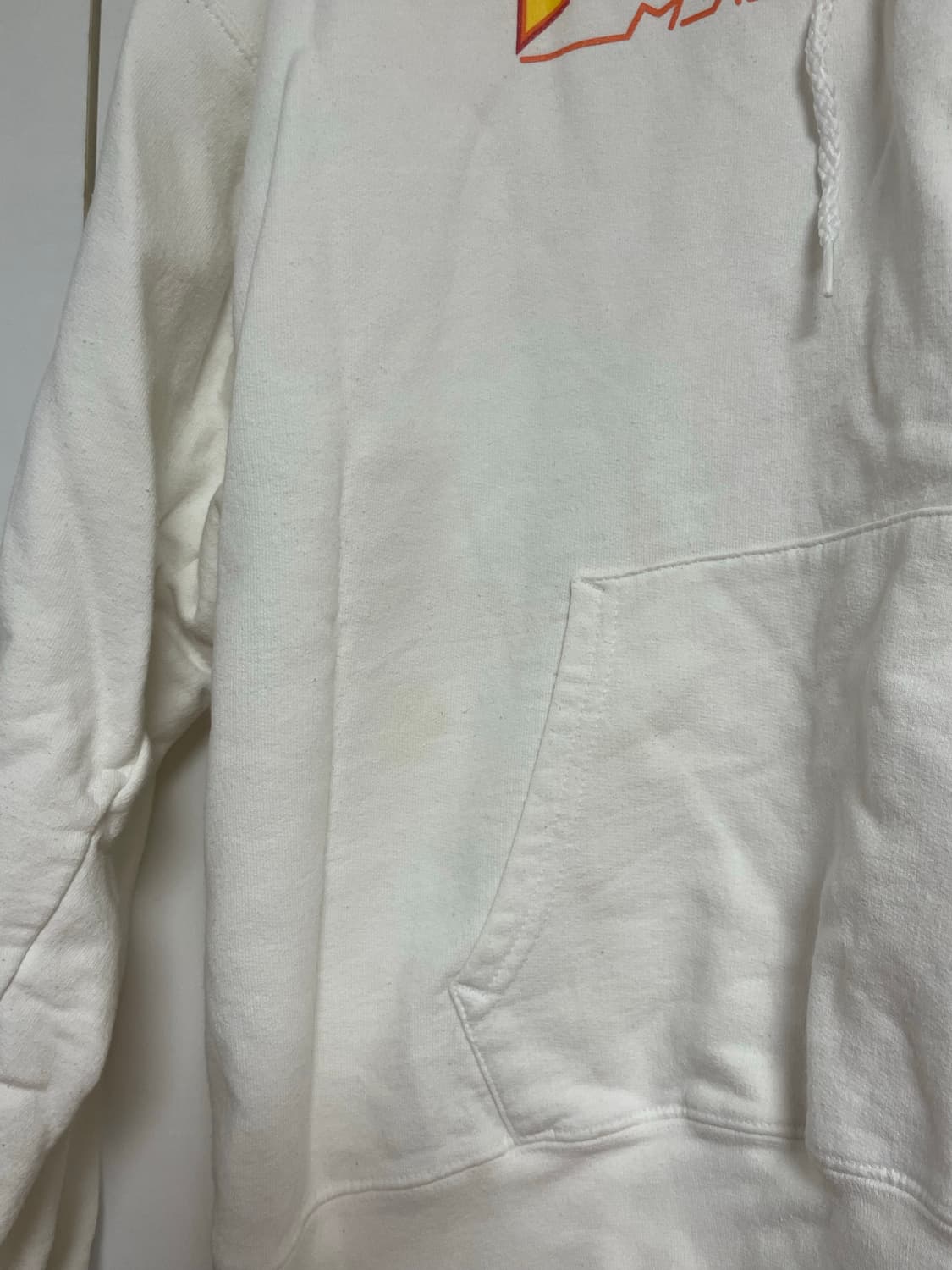 Thrasher flame hoodie 트레쎠 후디 화이트 상품이미지3