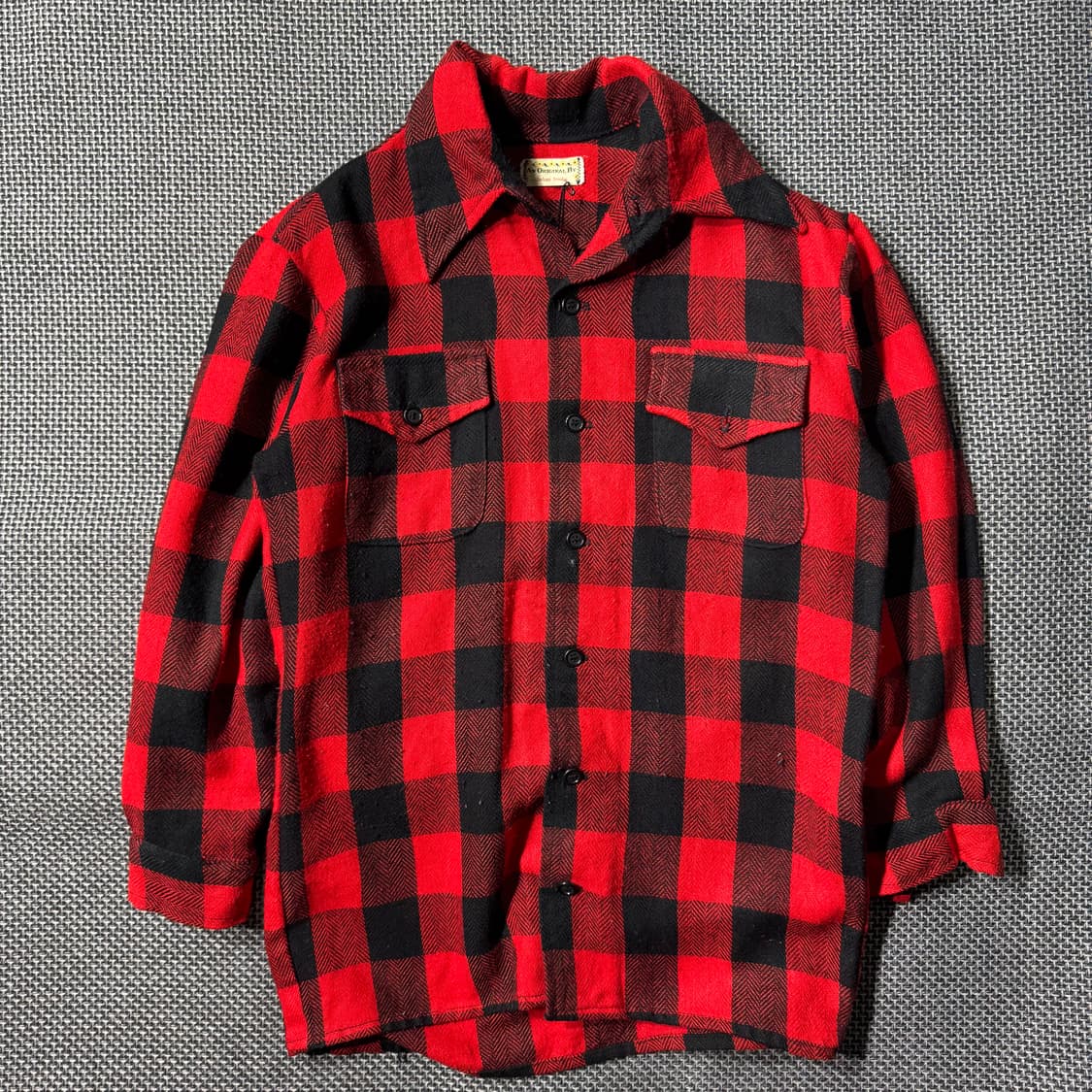 빈티지 플란넬 셔츠 레드 ( 105/OLD-8183 ) 상품이미지1