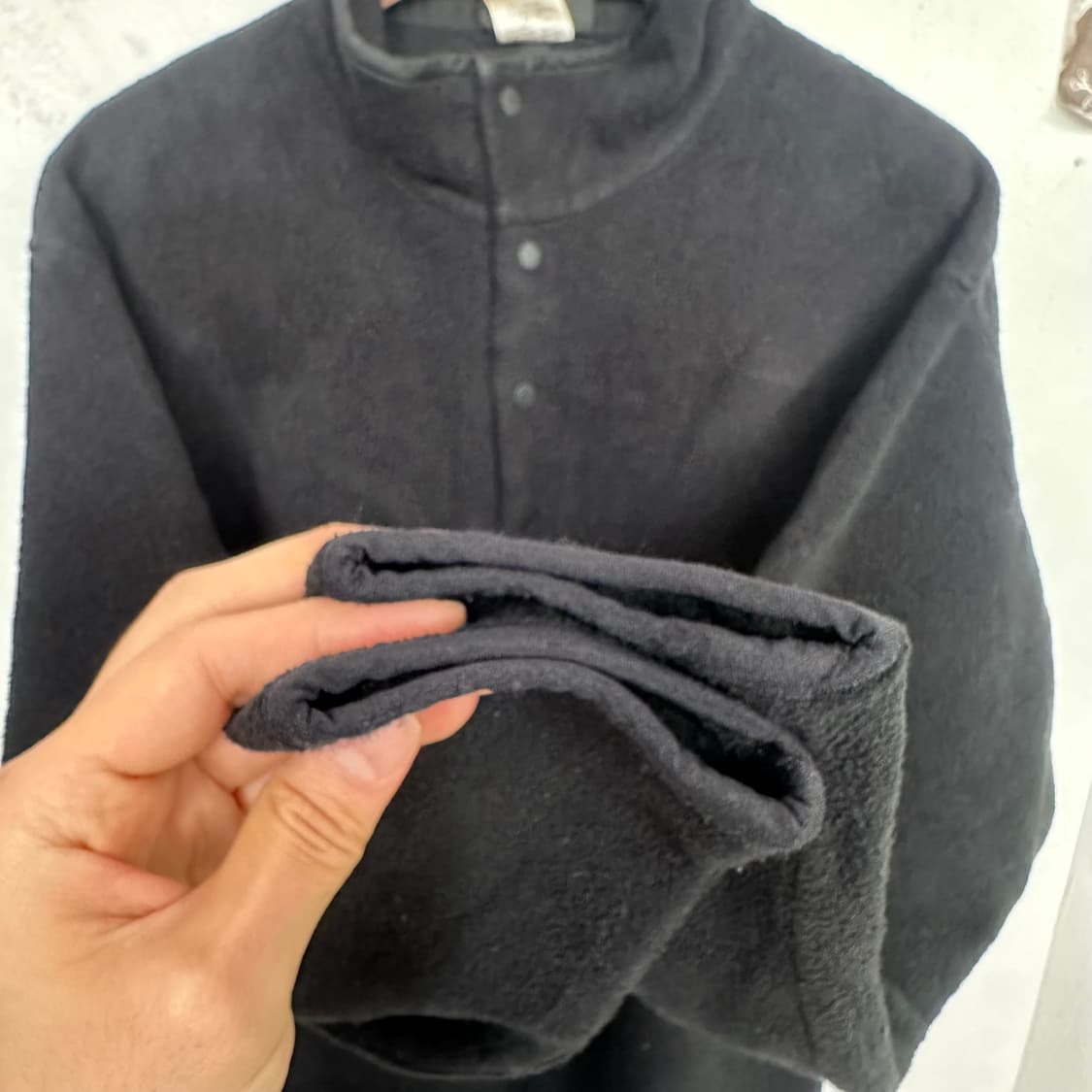 00‘s 파타고니아 신칠라 스냅티 ’올블랙‘ 상품이미지5