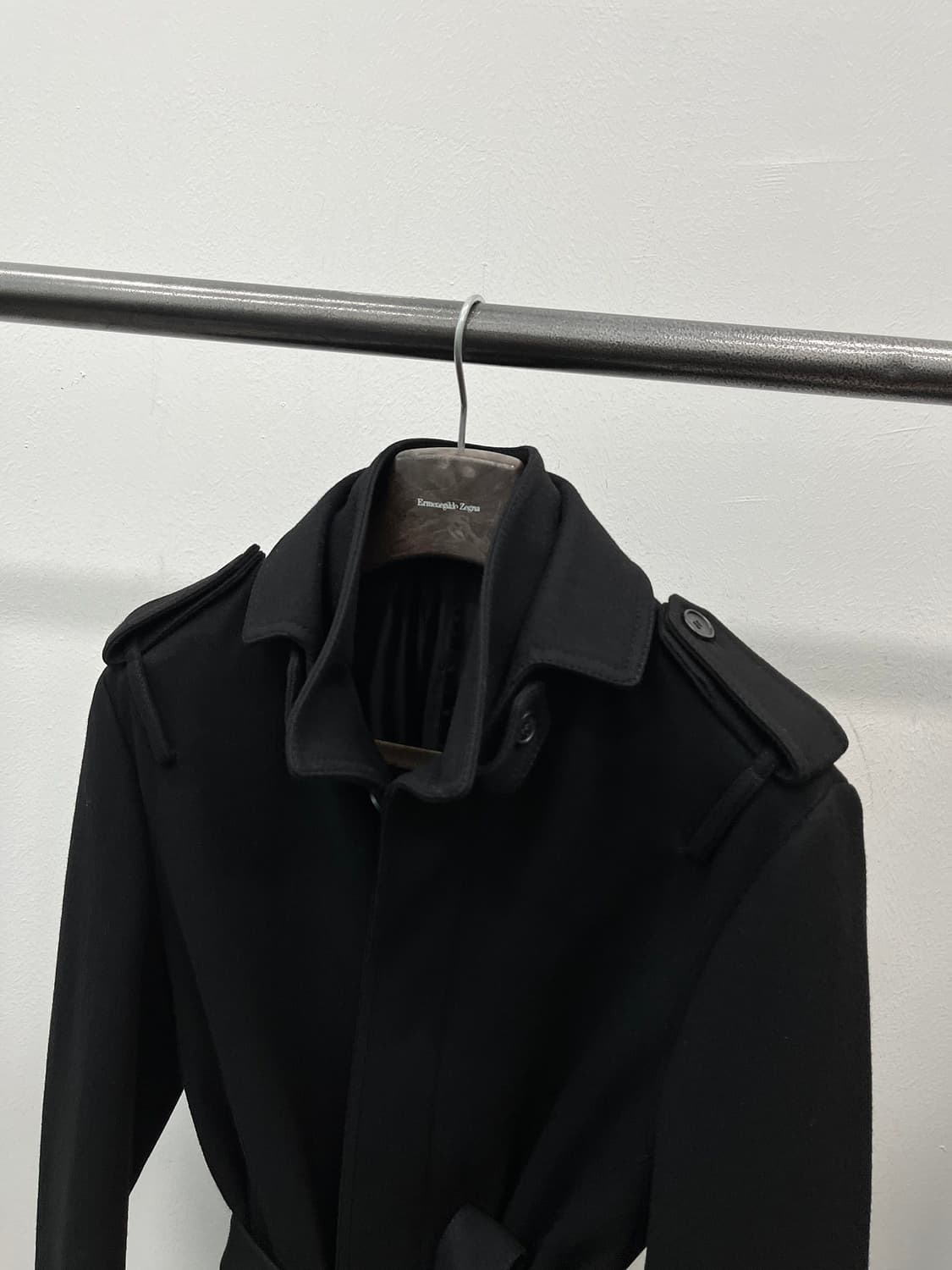 95) 솔리드옴므 벨티드 울코트 상품이미지3