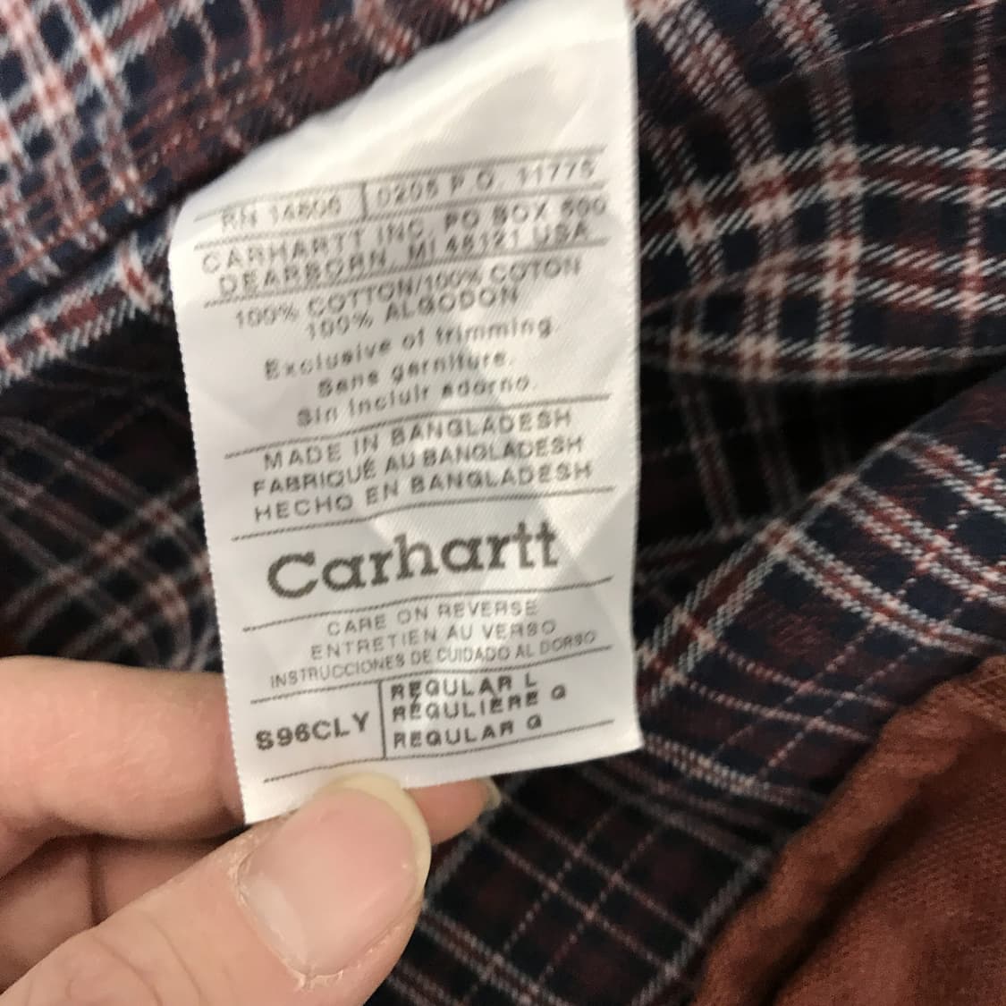 칼하트 캔버스 코튼 워크자켓 [L] 상품이미지6