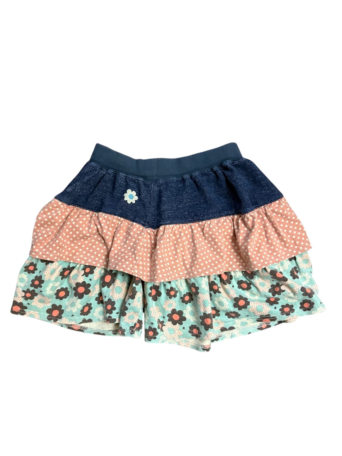 밴딩 레이어 미니스커트 상품이미지1