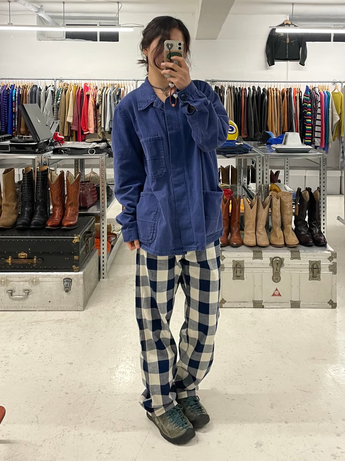 JW ANDERSON x UNIQLO checker board pants 상품이미지2