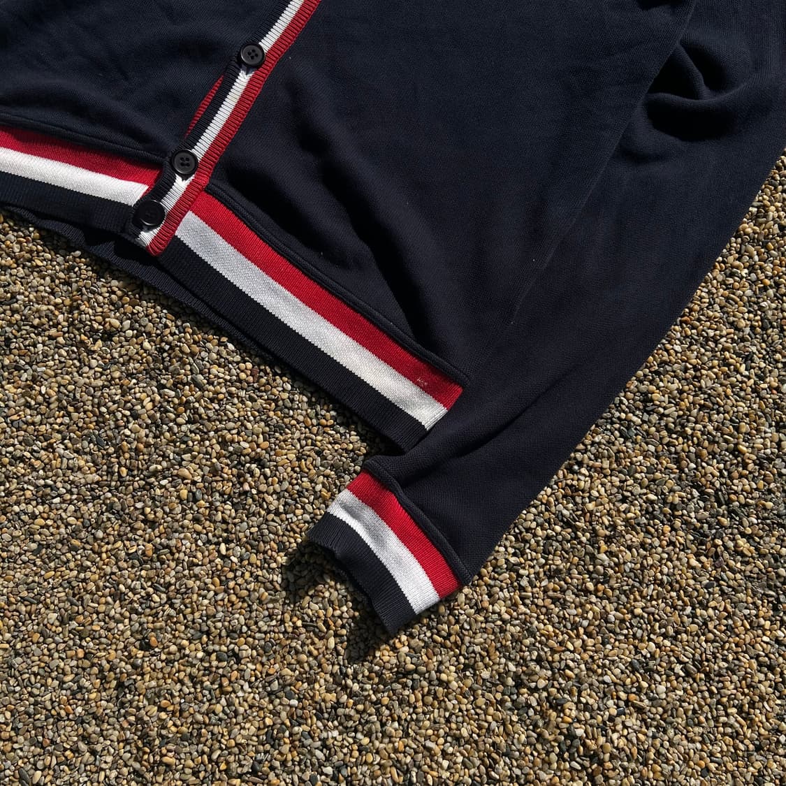 라코스테 네이비 배색 가디건 상품이미지3