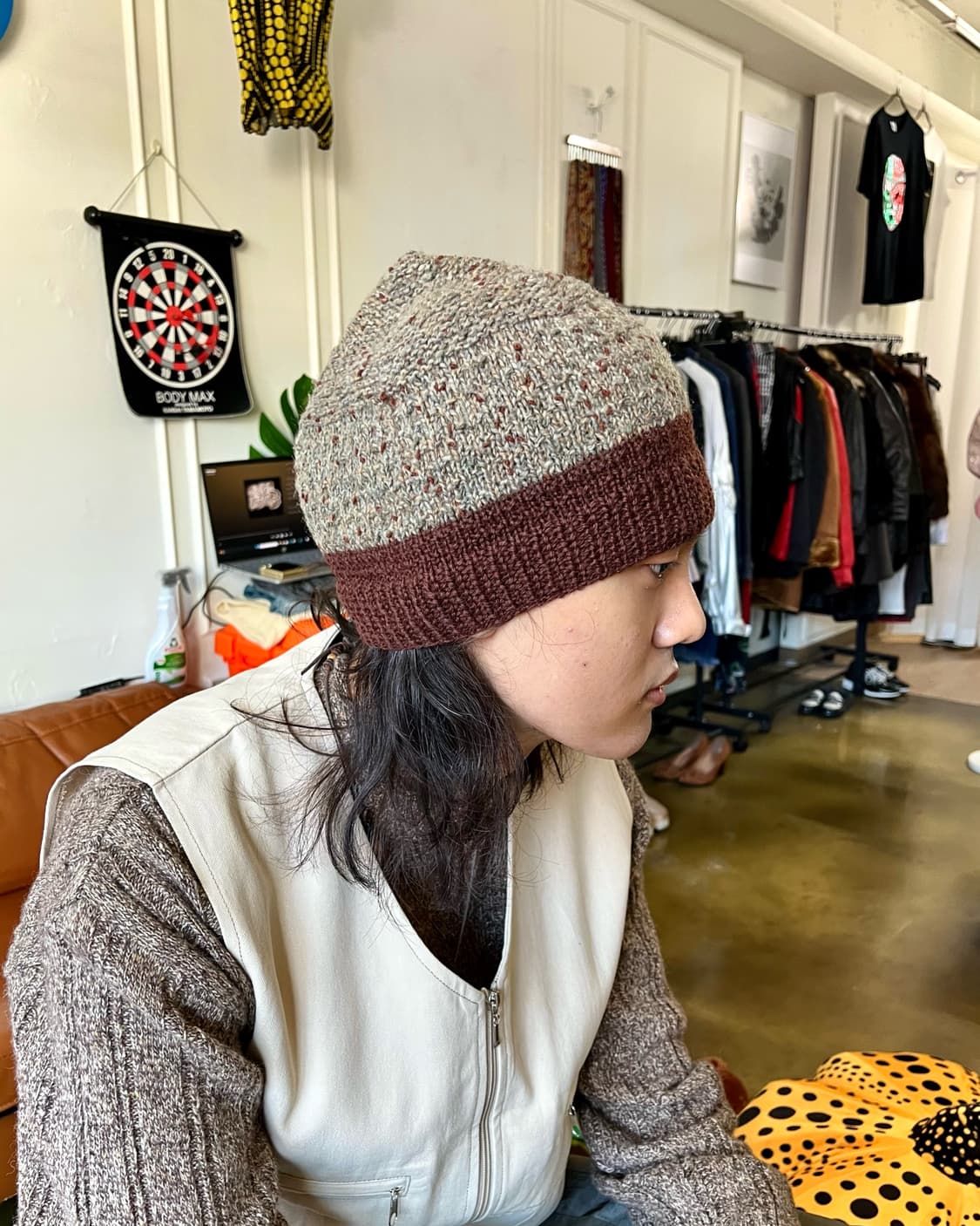 SEKIMOTO KANNA Japan Hand Wool Knit Hat 상품이미지2