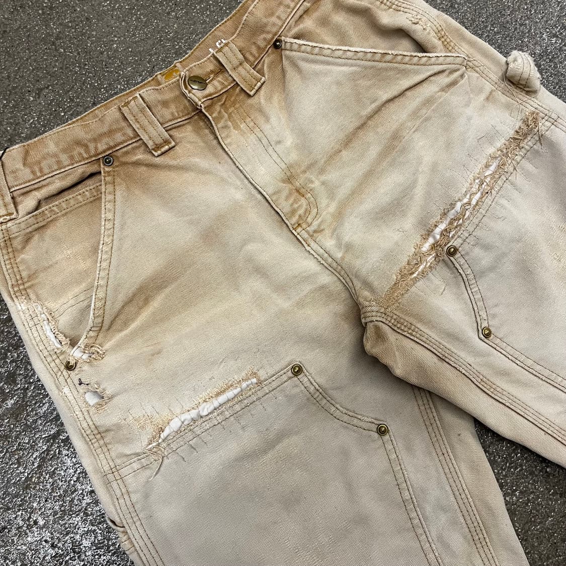 Carhartt 데미지 더블니 팬츠 (30“) 상품이미지3