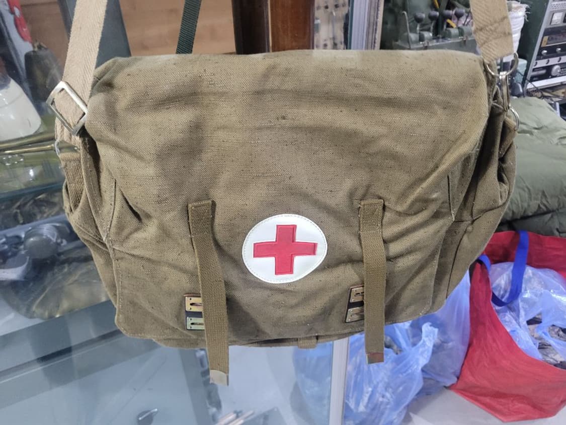 러시아군 의료용 캔버스 숄더백 상품이미지2