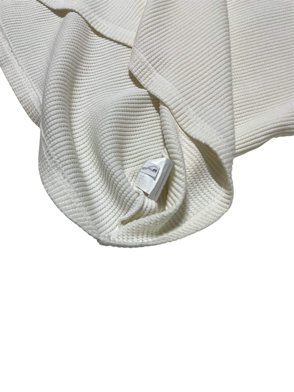 HTAE 90s Thermal Henley Neck Off-White 3 상품이미지4