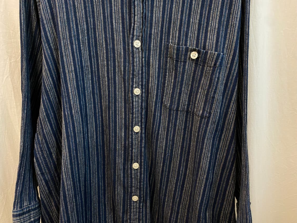 블루 스트라이프 셔츠(L) 상품이미지5
