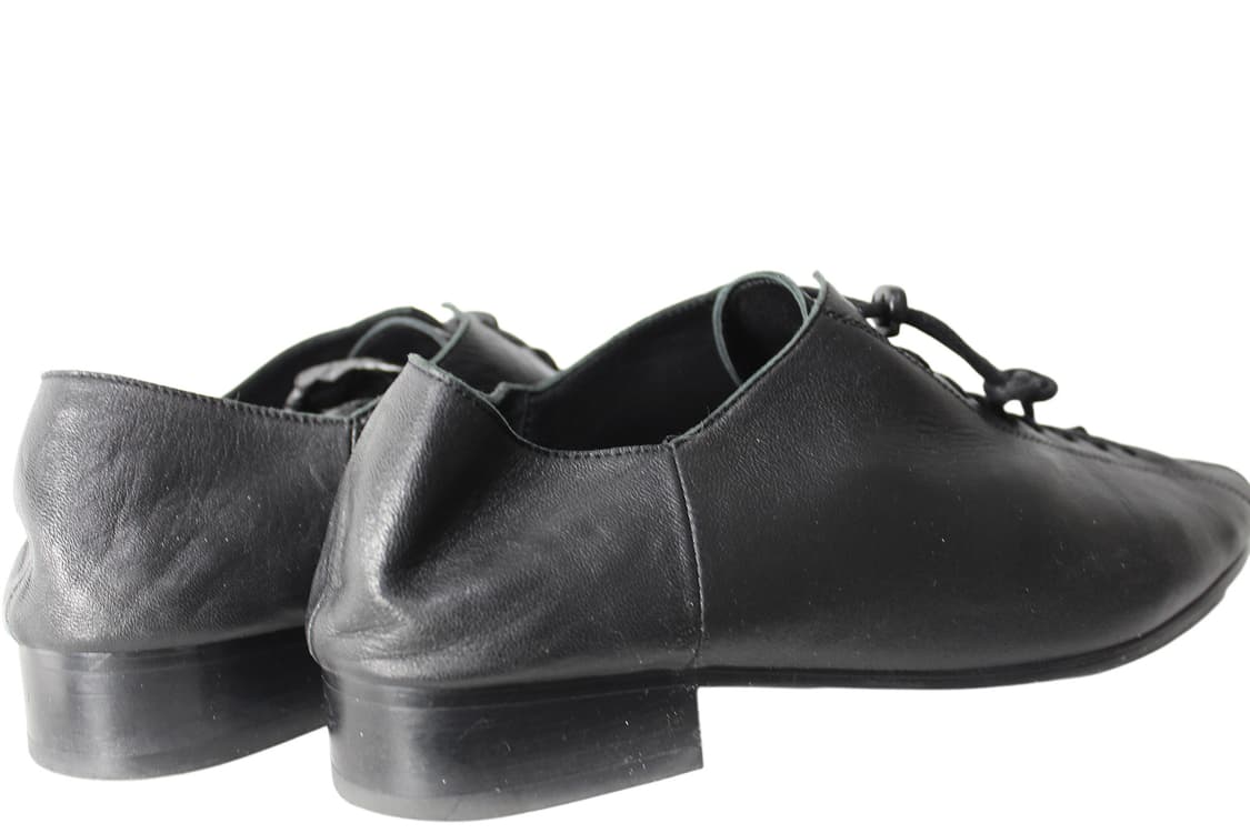 HEROES of HISTORY 히어로즈 라운드 토 레이스업 플랫 슈즈 상품이미지7