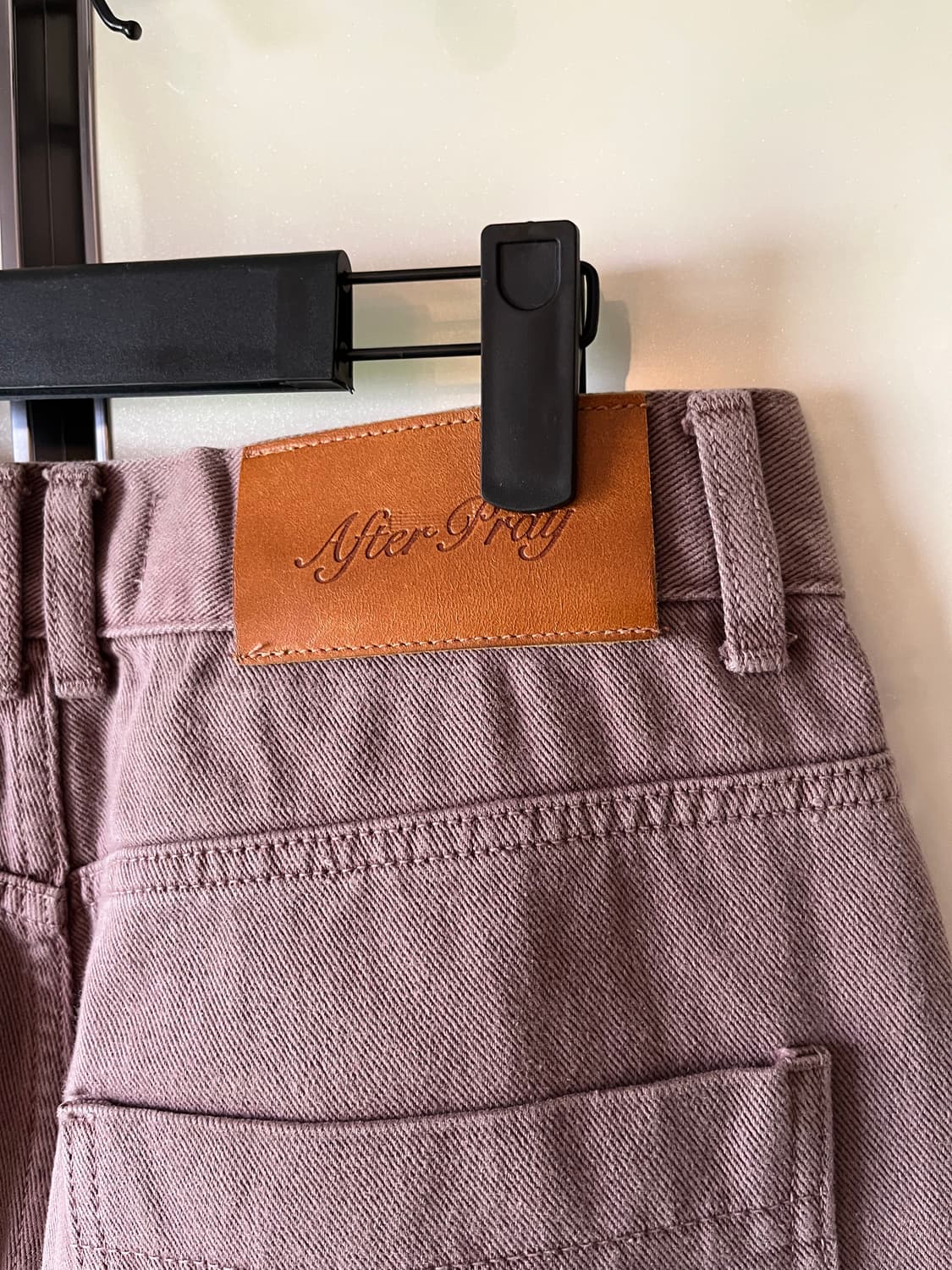 애프터프레이 데님 팬츠 그레이프 S 상품이미지4