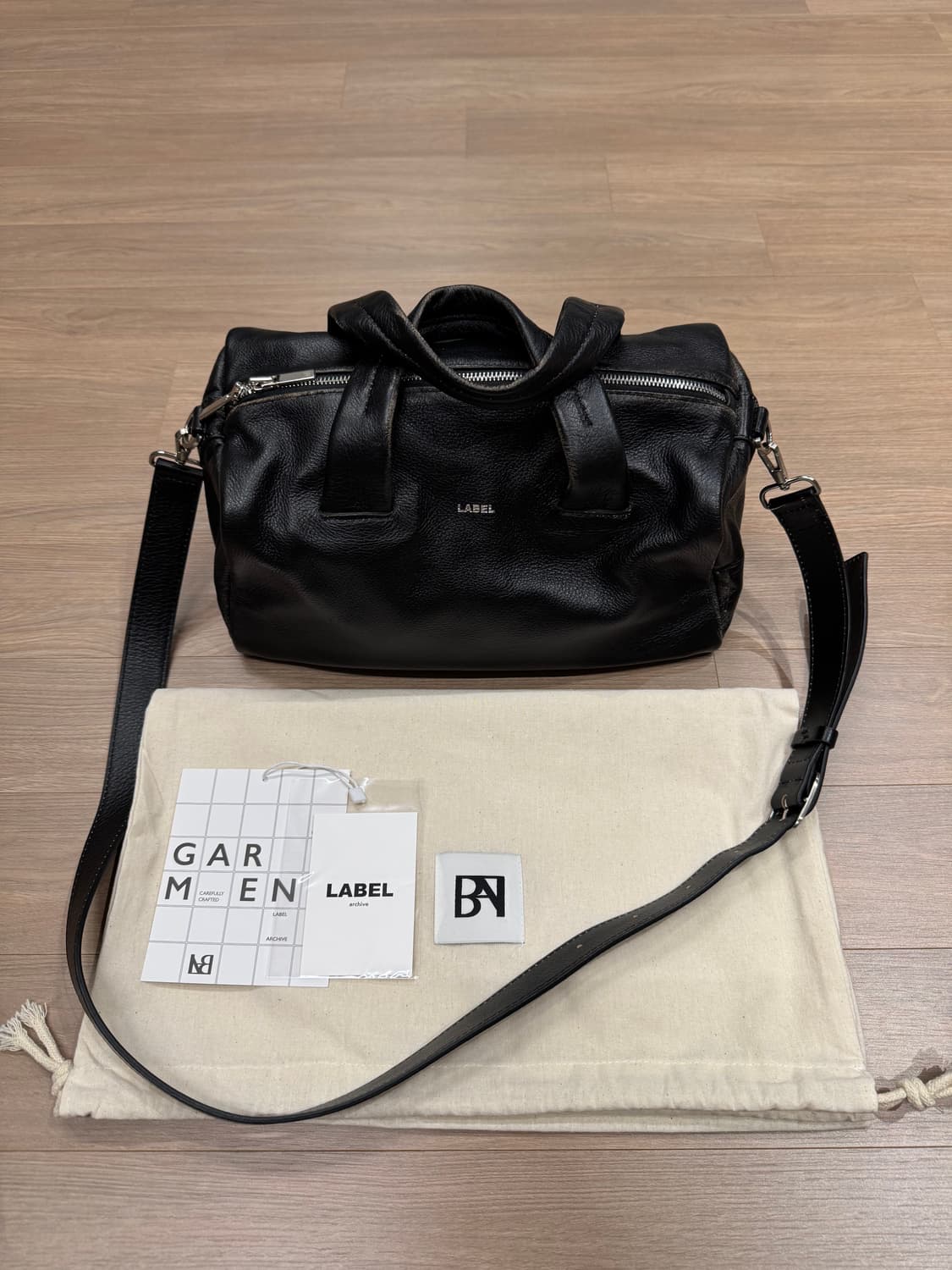 라벨아카이브 Ron bag black tan 상품이미지3