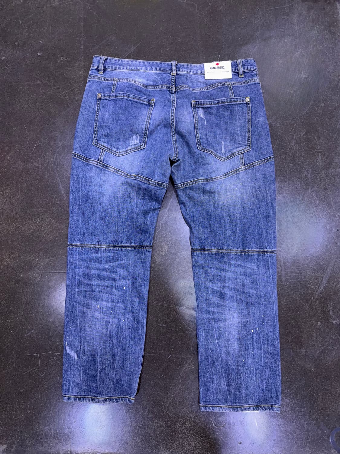 디스퀘어드2 빈티지 디스트로이드 데미지 바이커진 데님팬츠 38 상품이미지2