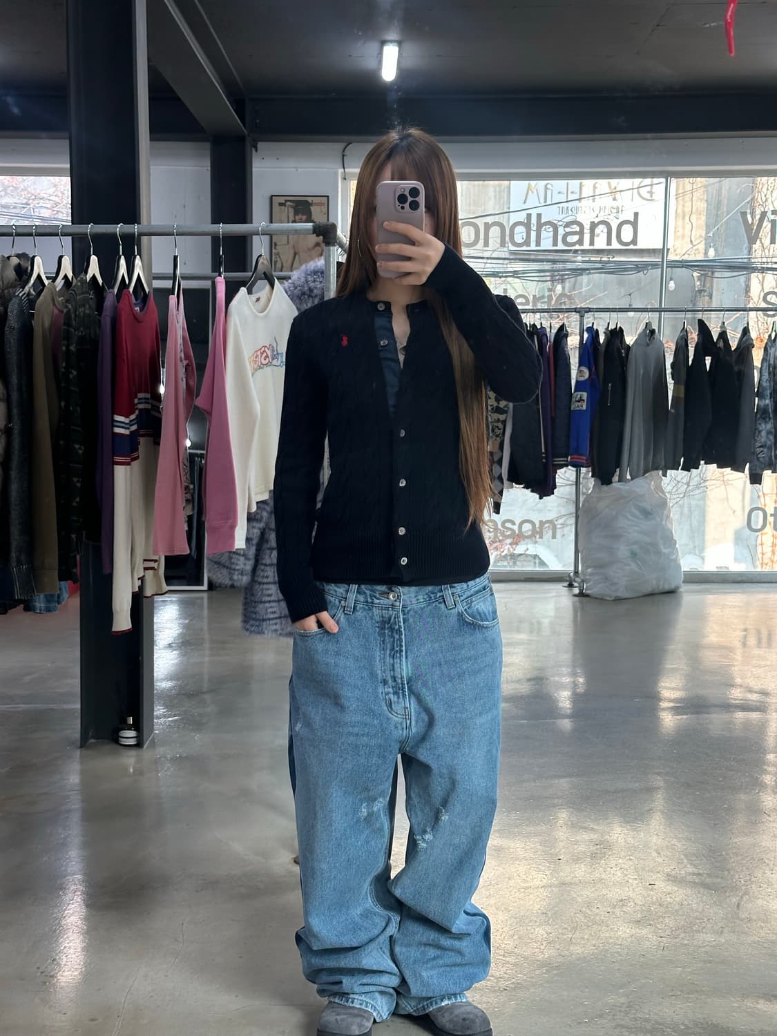 폴로랄프로렌 큐알텍 케이블 가디건 상품이미지3