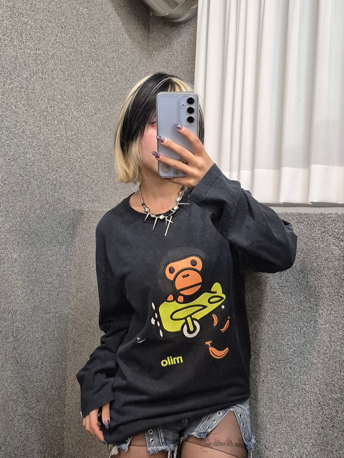 BAPE BABYMILO LONG T 상품이미지2