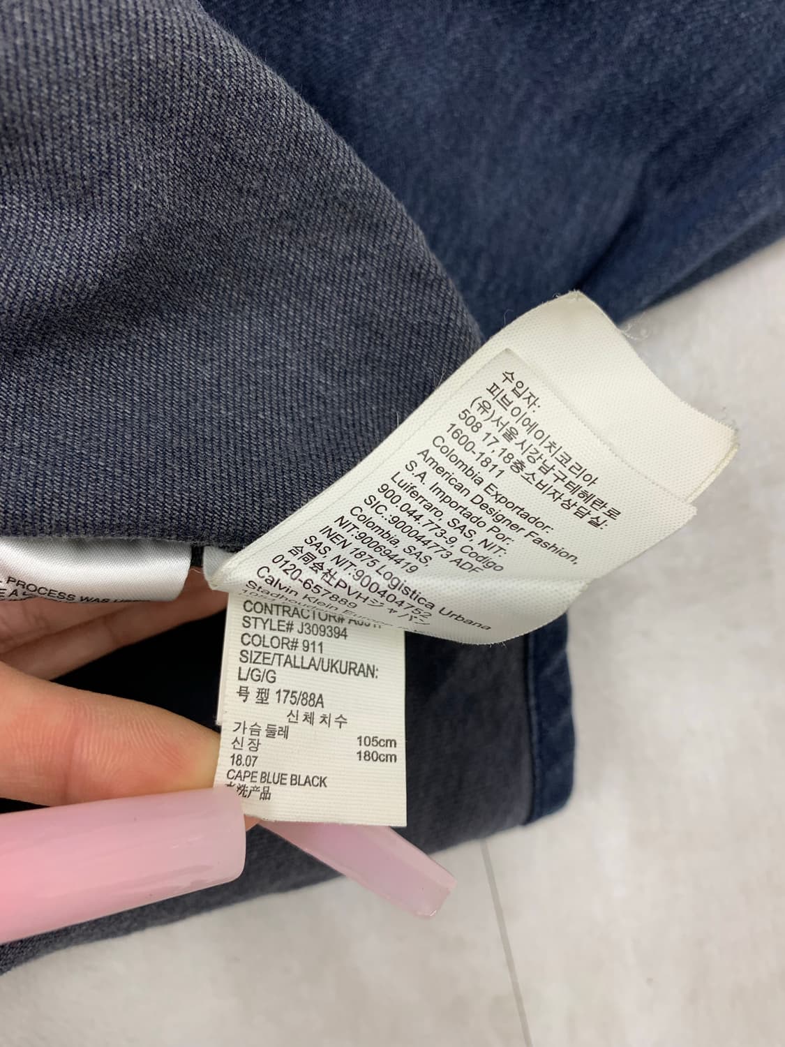 캘빈클라인 진청 워싱 데님 셔츠#674 상품이미지5