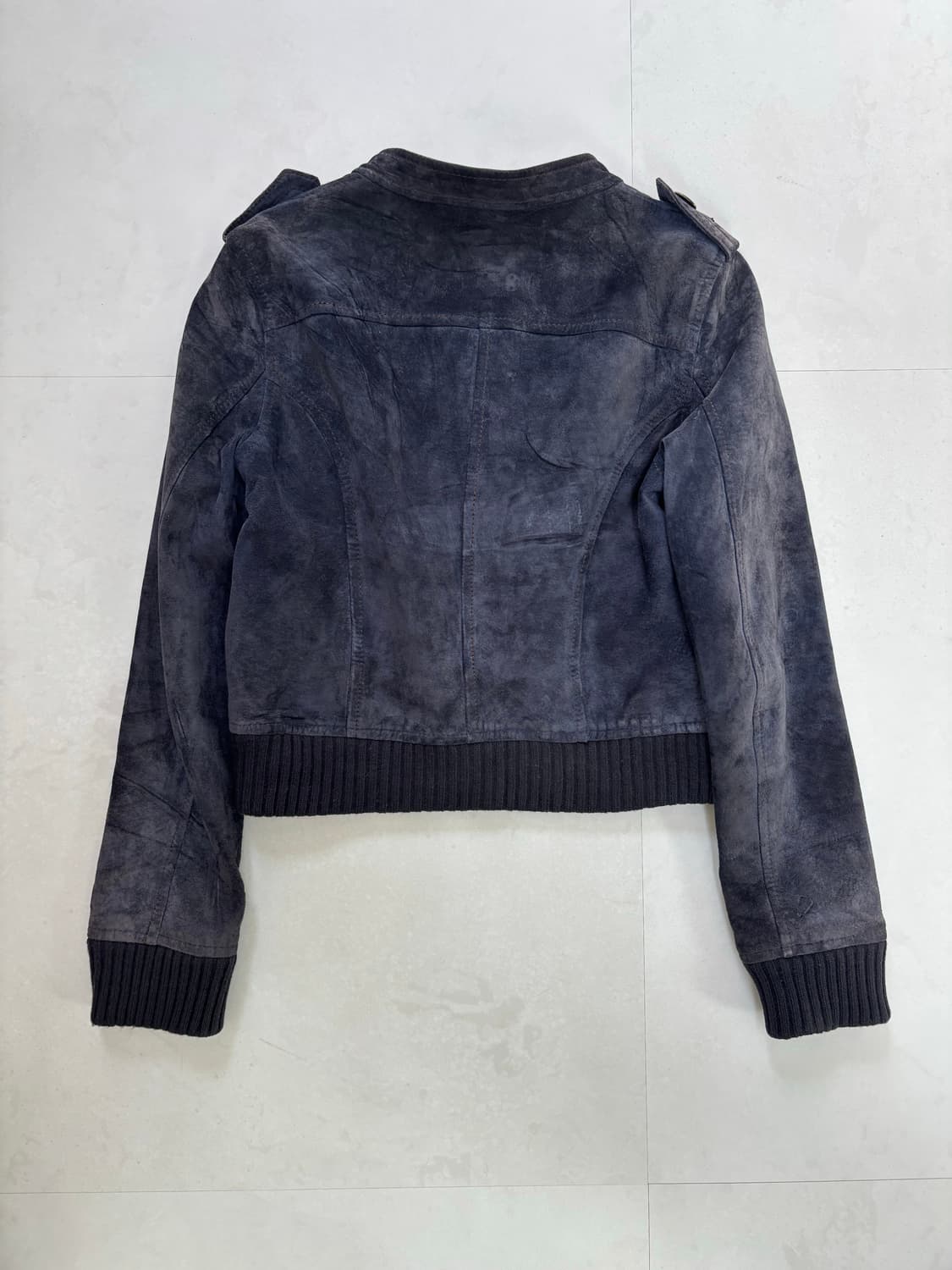 BLUE SUEDE CROP JACKET 상품이미지8