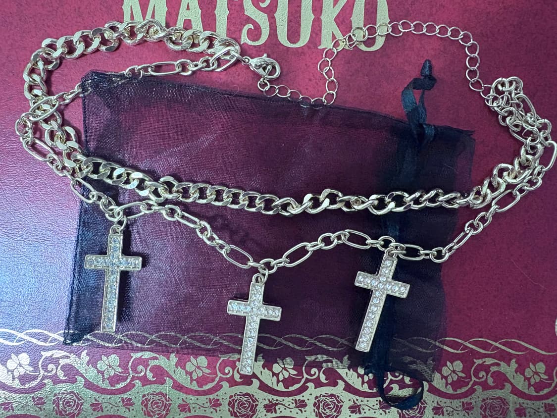Double-Layer Cross Choker 상품이미지1