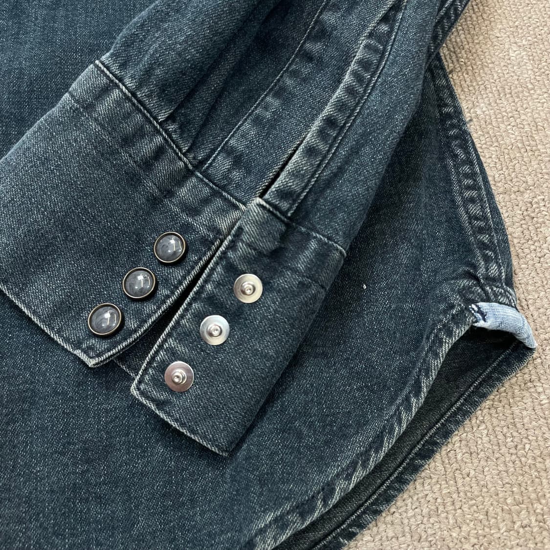 levis 리바이스 웨스턴 데님 셔츠 m 상품이미지4