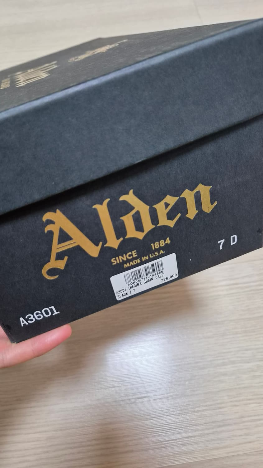 알든 그레인레더 롱윙 블랙 상품이미지8