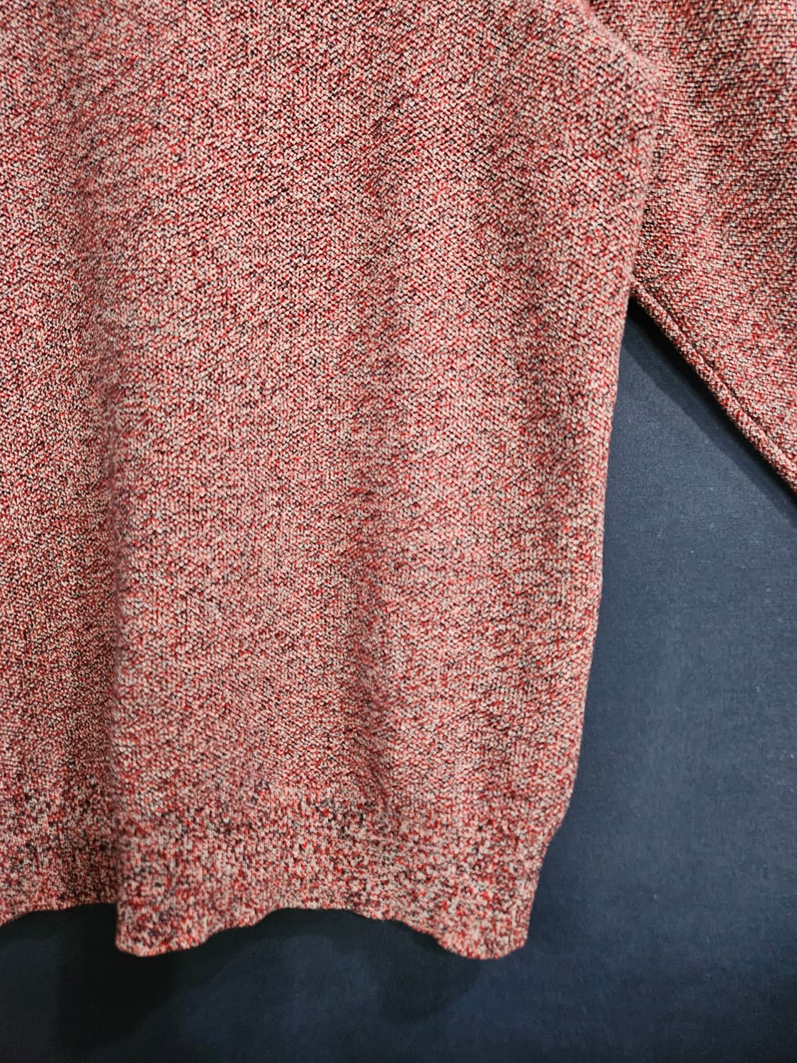 코스 멜란지 라이트 버건디 남성 슬림핏 95 니트 상품이미지6