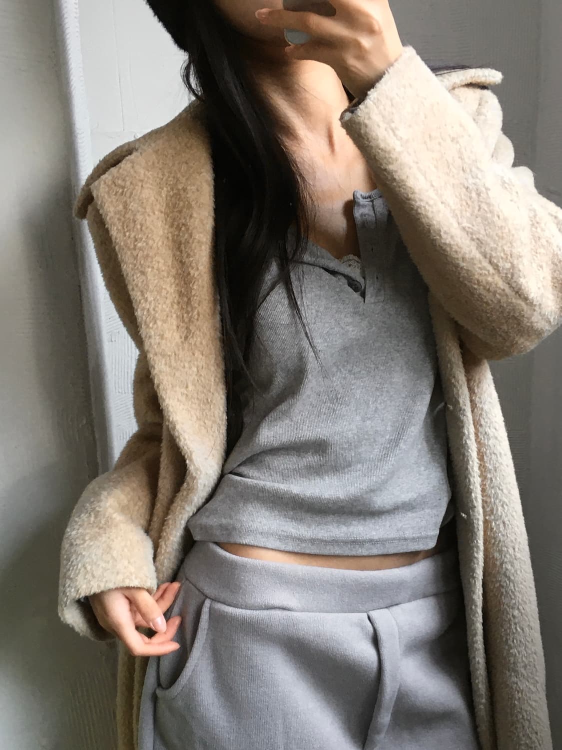 Max Mara 막스마라 알파카 싱글 코트 상품이미지2