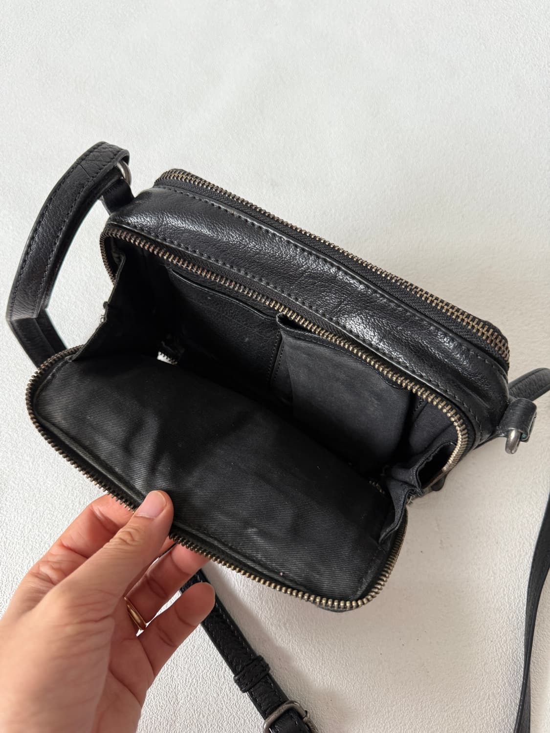 RANCH 레더 크로스백 상품이미지6