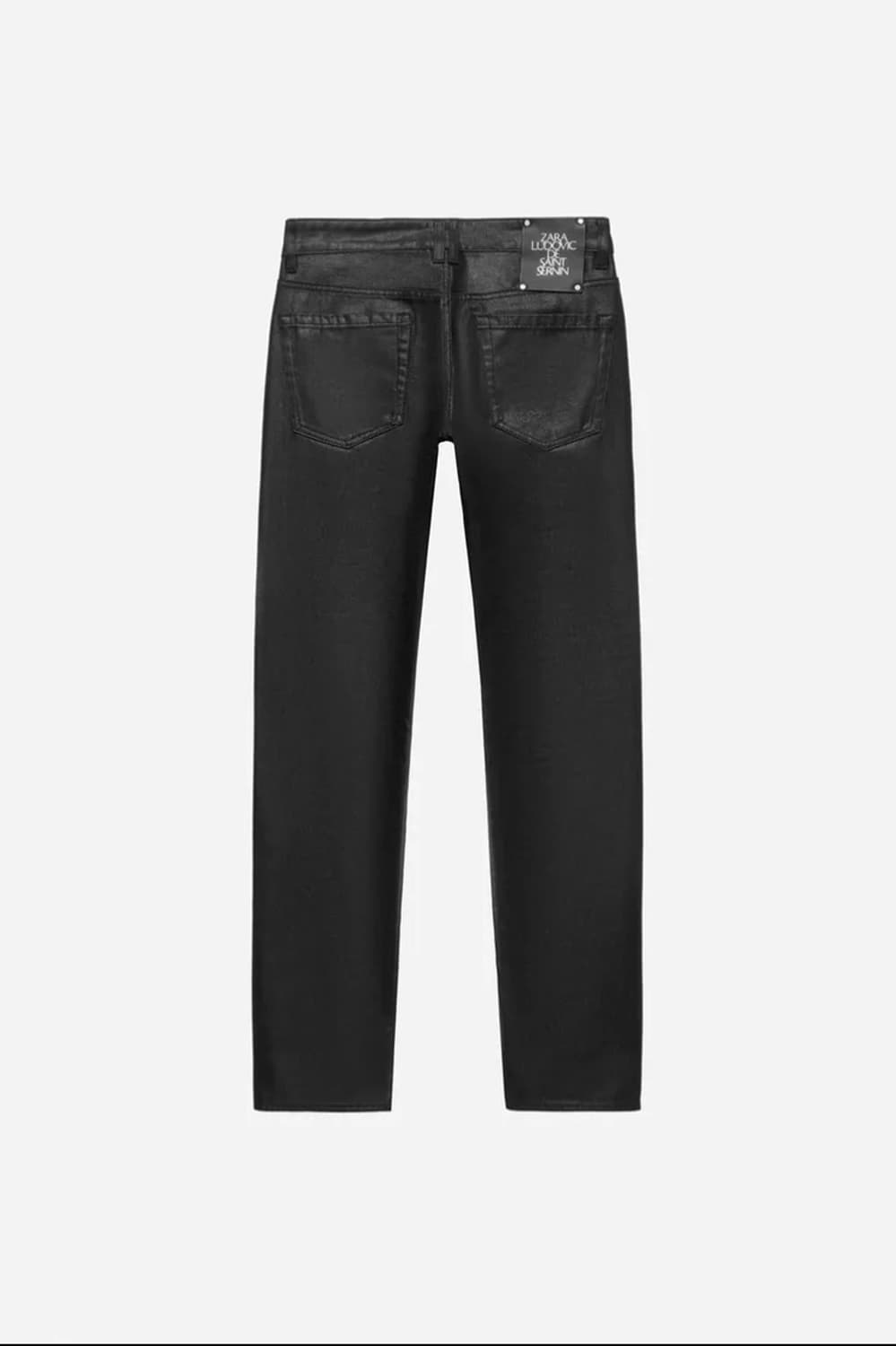 Ludovic de Saint Sernin 슬림 스키니 코팅진 데님팬츠 상품이미지2